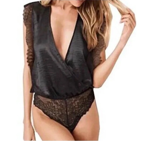 NWT Victoria's Secret Dream Angels Satin Bodysuit - Picture 1 of 6